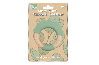 Silicone Teether Cloud Green