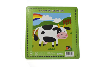 Cow Jigsaw Puzzle 9Pcs