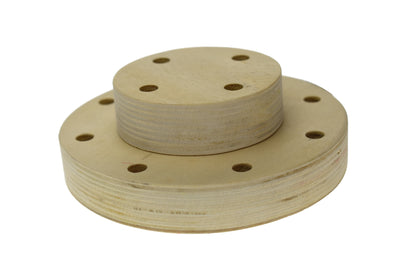 Wooden Round Stand With 12 Holes