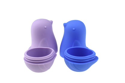 Bath Birds 2Pc Silicone Pouring Set-Purple