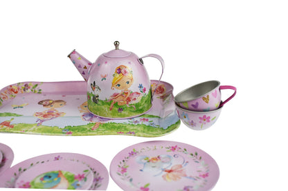 Ballerina Tin Tea Set In Suitcase