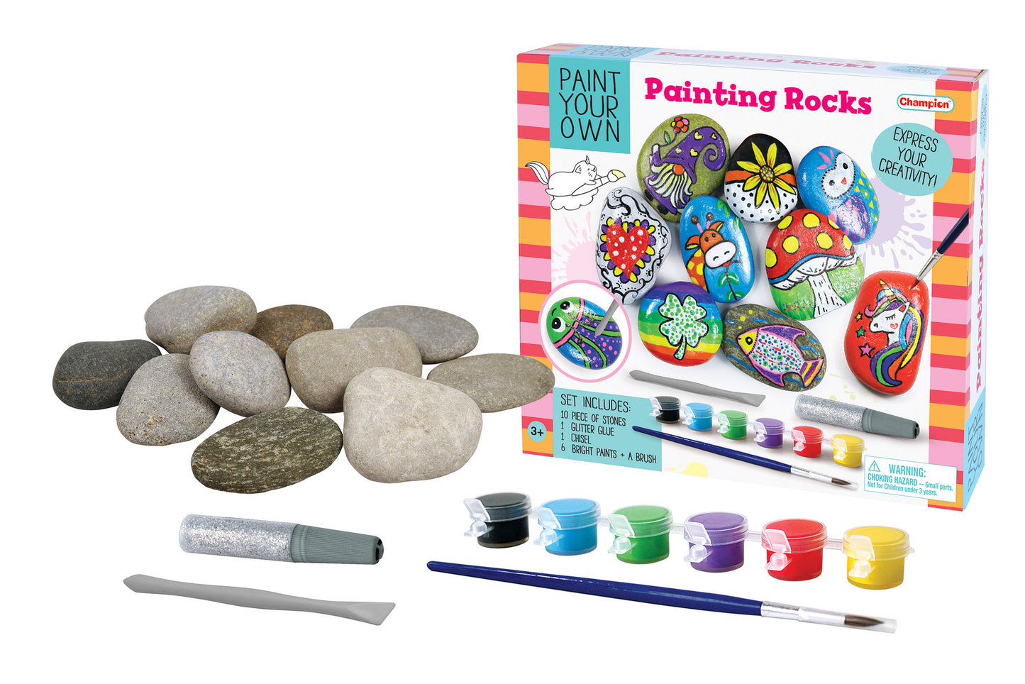 Pyo Painting Rocks Craft Kit