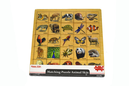 Animal Skin Matching Puzzle Tray