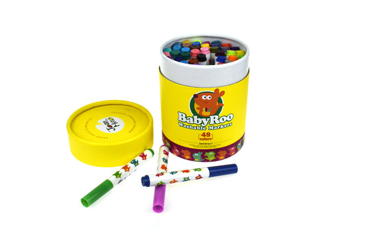 Washable Markers -Baby Roo 48 Colours