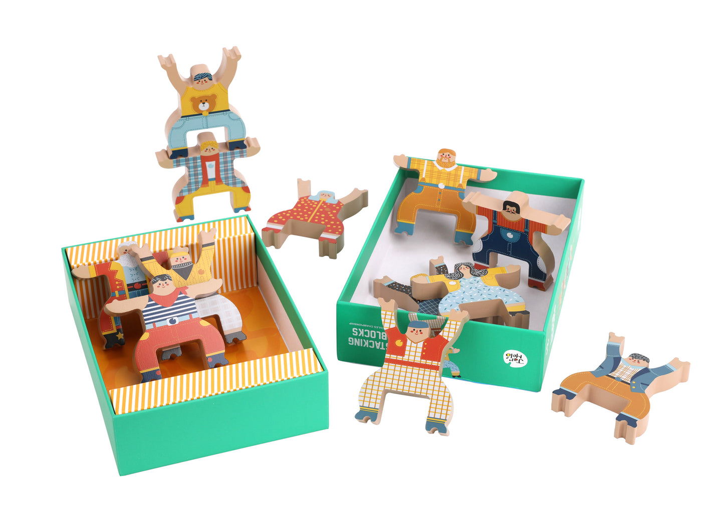 Hercules Club Stacking Blocks Game