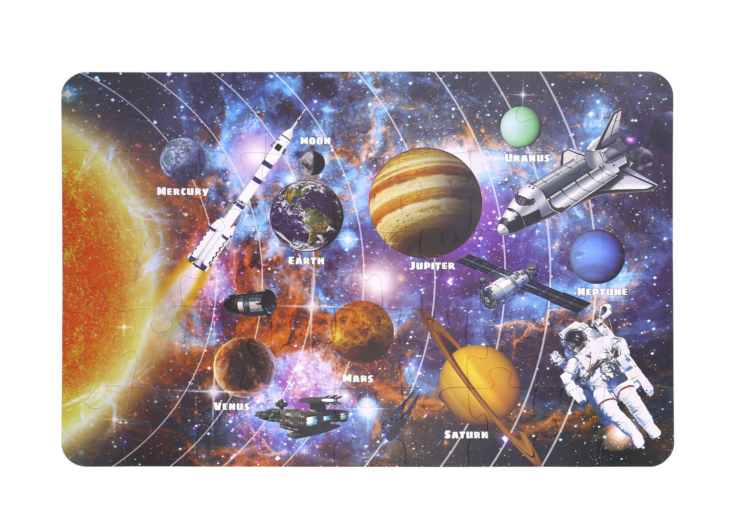 Solar System Jigsaw Floor Puzzle 46Pcs