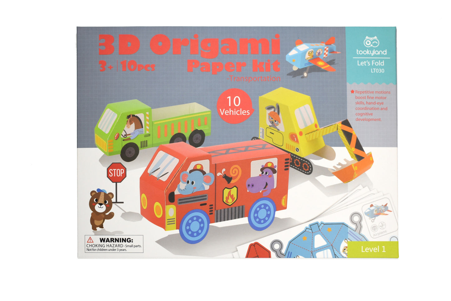 3D Paper Model Vehicles Craft Kit