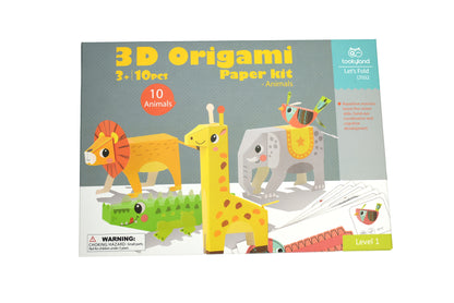 3D Paper Model Animals Craft Kit