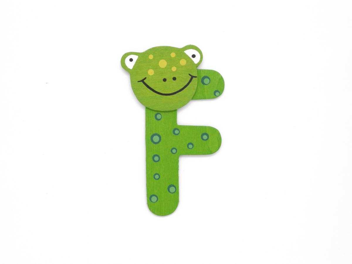 Animal Letter F Green