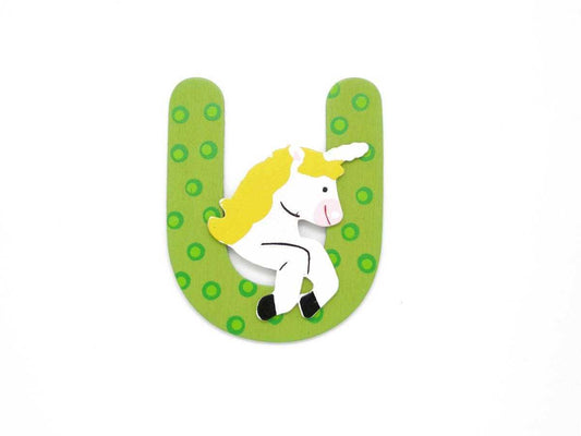 Animal Letter U Green