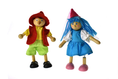 Pinocchio & Blue Fairy Flexi Doll