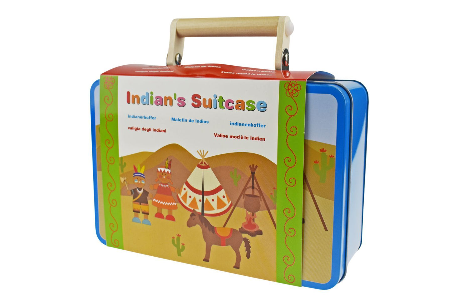 Indian Dress Up Tin Case