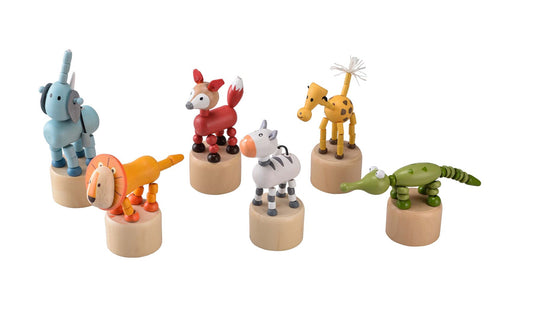 Calm & Breezy Wooden Dancing Jungle Animal