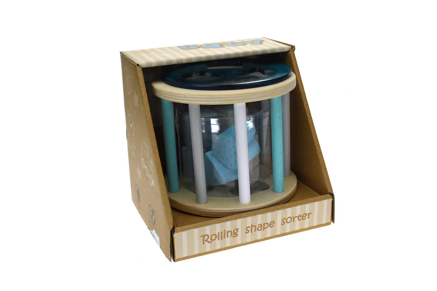 Calm & Breezy Rolling Shape Sorter Blue