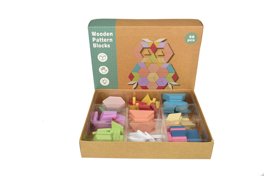 Calm & Breezy Wooden Pattern Blocks