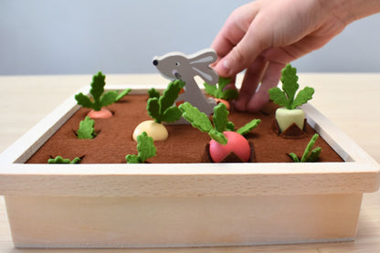 Wooden Radish Farm Memory Game