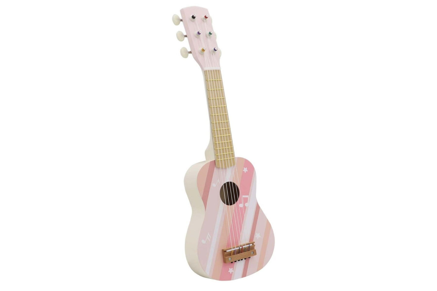 Calm & Breezy Wooden Guitar Tea Rose