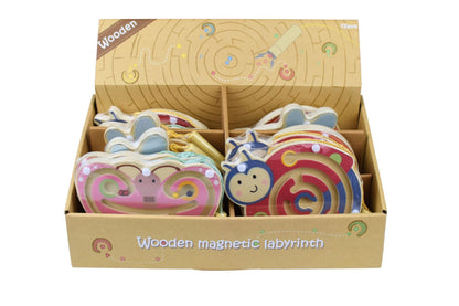 Wooden Magnetic Labyrinth Animal