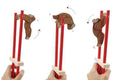 Wooden Trapeze Animal Pack Of 9 Set Of 3