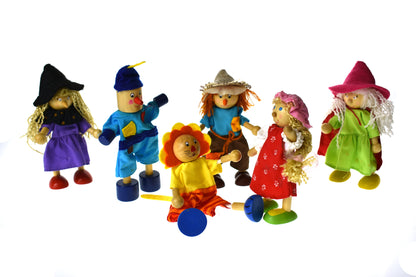 Price For 6 Assorted Wizard Of Oz Flexi Doll