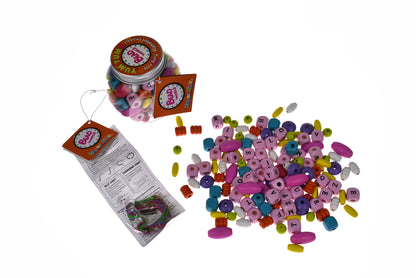 Yum Yum Orange Jazz Berry Alphabet Bead Craft Kit