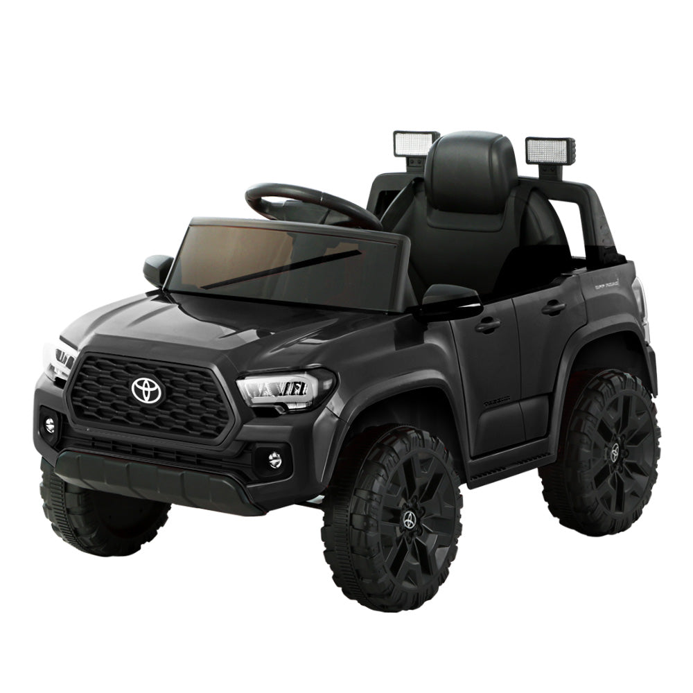 Toyota Ride On Car Kids Electric Toy Cars Tacoma Off Road Jeep 12V Battery Black