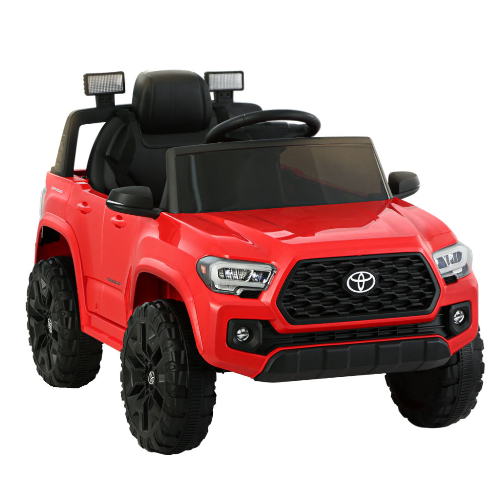 Toyota Ride On Car Kids Electric Toy Cars Tacoma Off Road Jeep 12V Battery Red