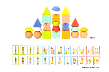 Stacking Blocks Logic Game