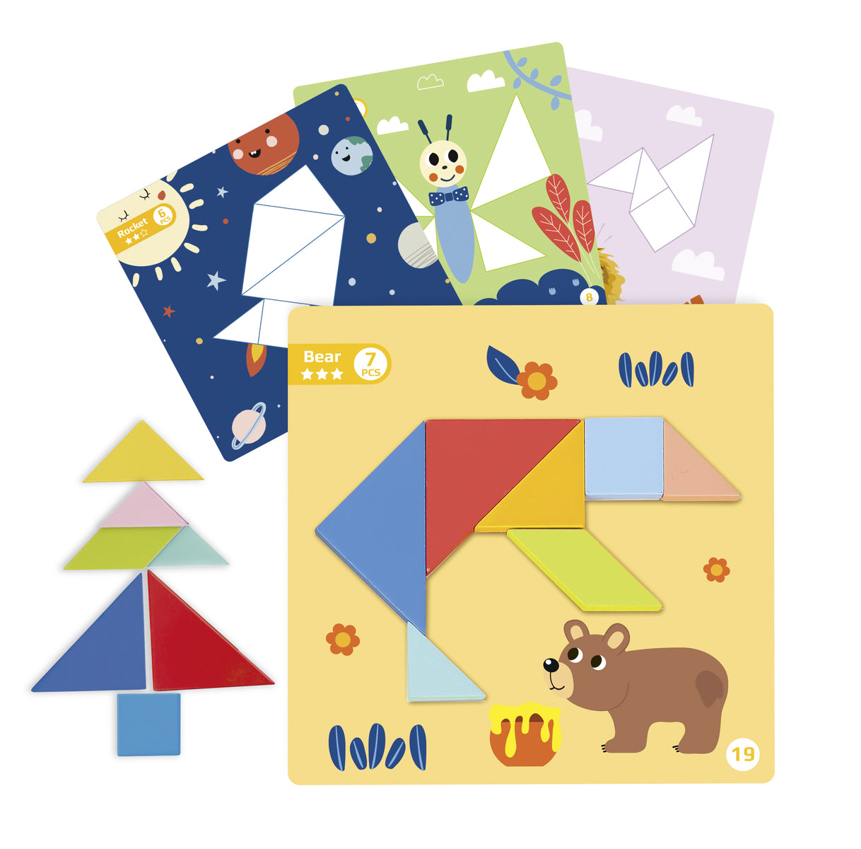 Magnetic Tangram Animal Play Set