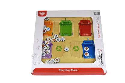 Recycling Magnetic Maze Sorting Game