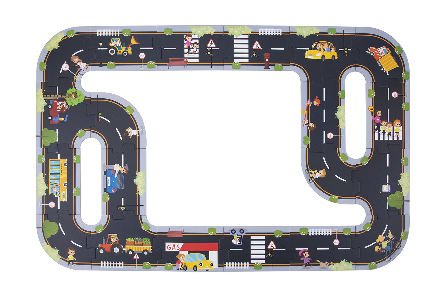 City Road Puzzle Playmat