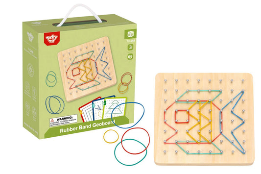 Creative Rubber Band Geoboard Pattern Puzzle Game