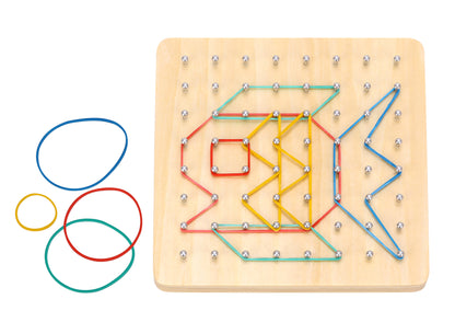 Creative Rubber Band Geoboard Pattern Puzzle Game