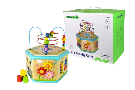 7 In 1 Activity Cube Hexagon