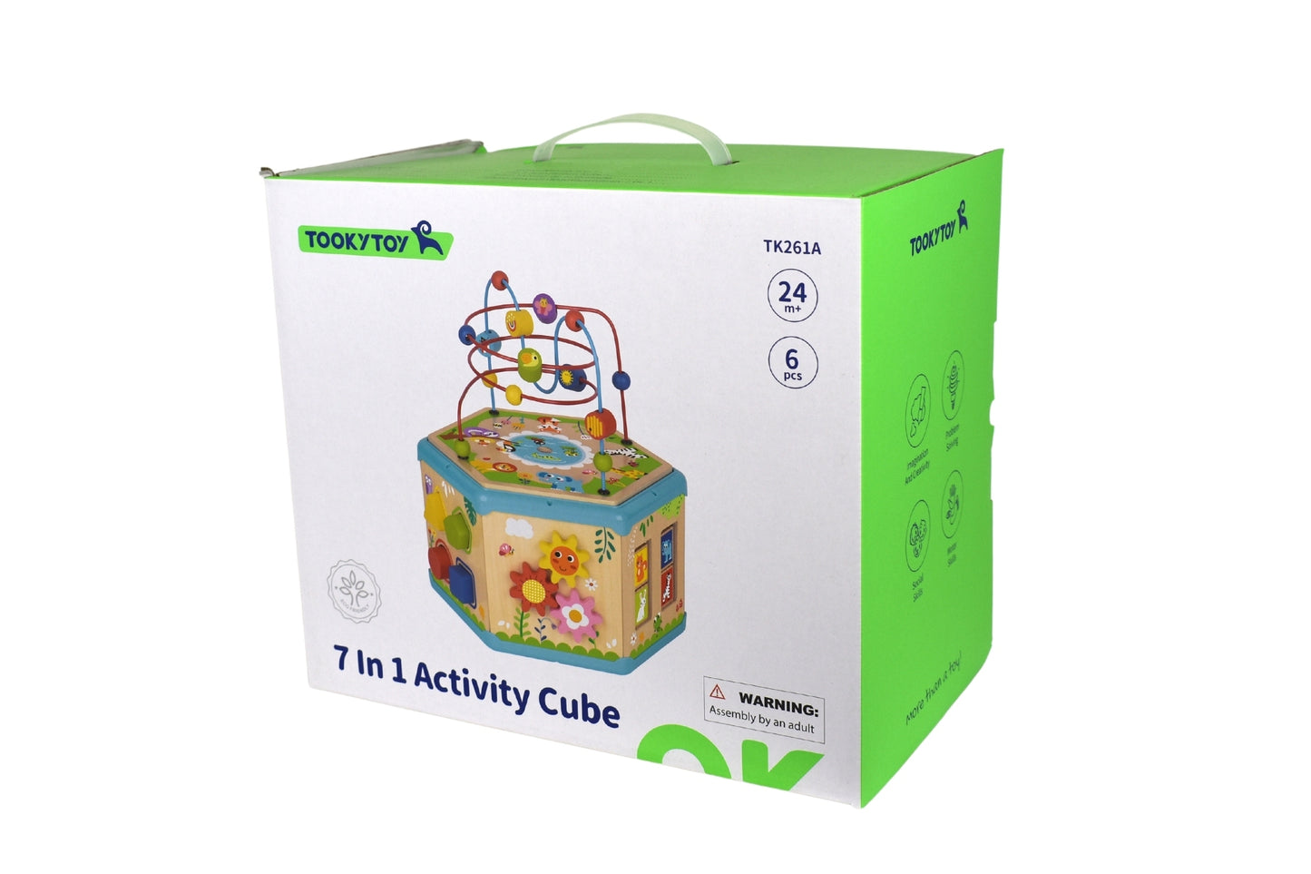 7 In 1 Activity Cube Hexagon