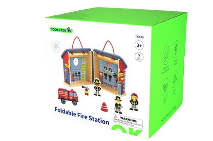 Fireman Playset With Carry Box