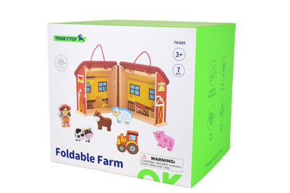 Farm Playset With Carry Box