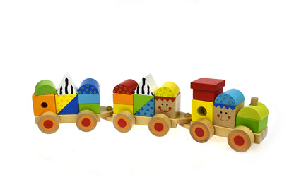 Wooden Stacking Train