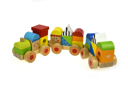 Wooden Stacking Train