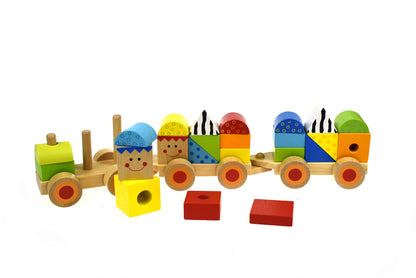 Wooden Stacking Train