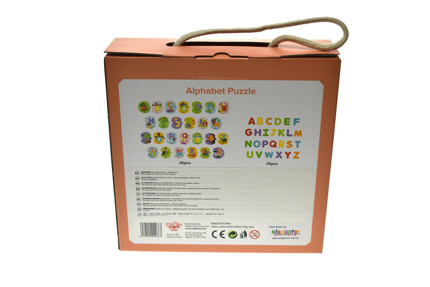 Alphabet Puzzle In Carry Box