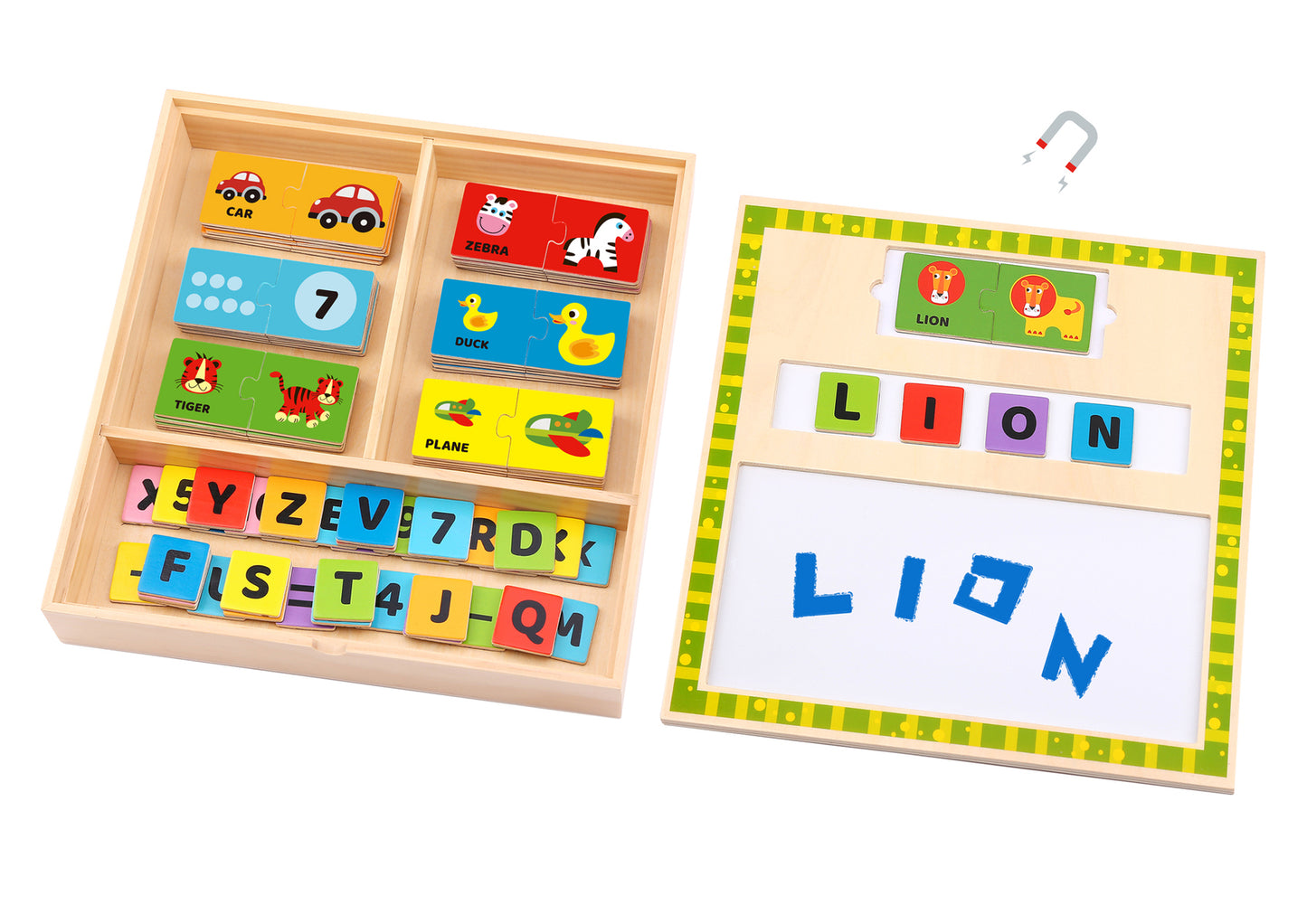 Magnetic Learning Puzzle Box