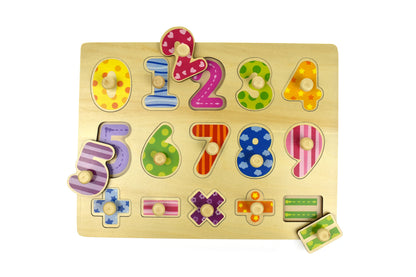 Numbers Maths Peg Puzzle