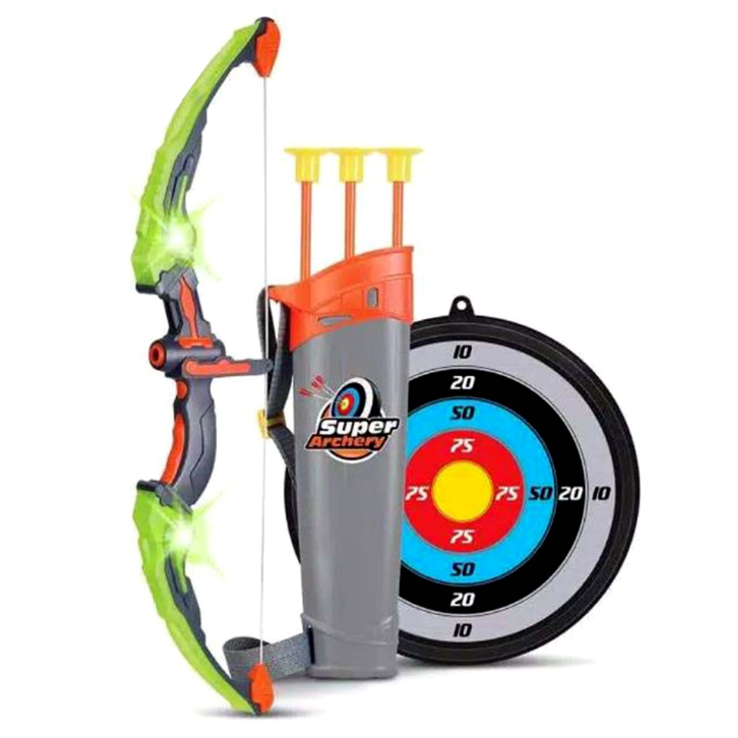 Latest Kingsport Light-up Kids Archery Set Suction Arrows Target