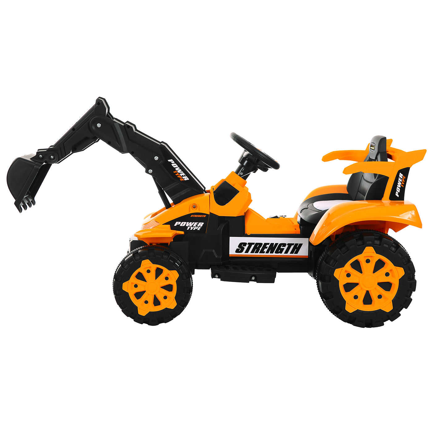 Children's Electronic Ride-on Excavator & Dump Truck, 30kg Capacity