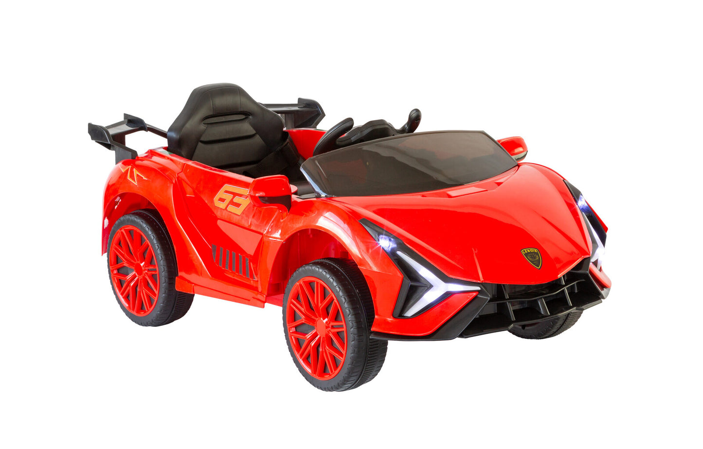 Ferrari Inspired 12V Ride-on Electric Car with Remote Control - Red