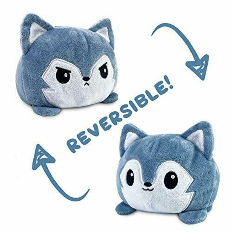 Reversible Plushie - Wolf Gray/White