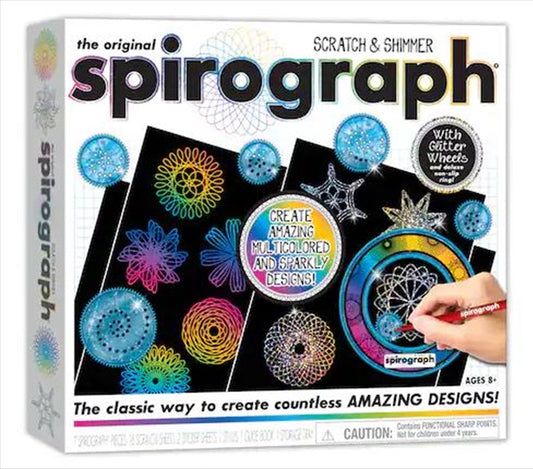 Spirograph Scratch Shimmer