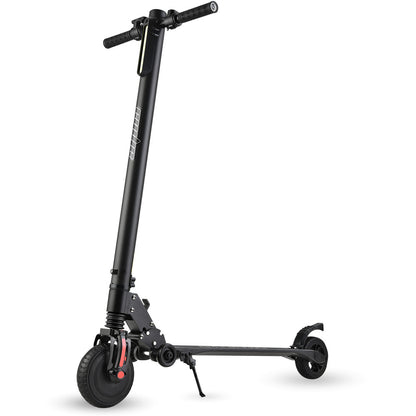 ALPHA Carbon Gen III Ultra-light 300W 10Ah Electric Scooter Suspension, for Adults or Teens, Black/Red