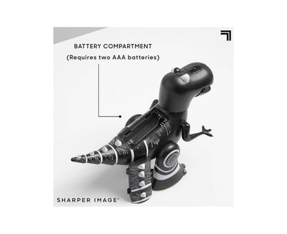 Sharper Image - RC Robotic Robotosaur Mini - Black